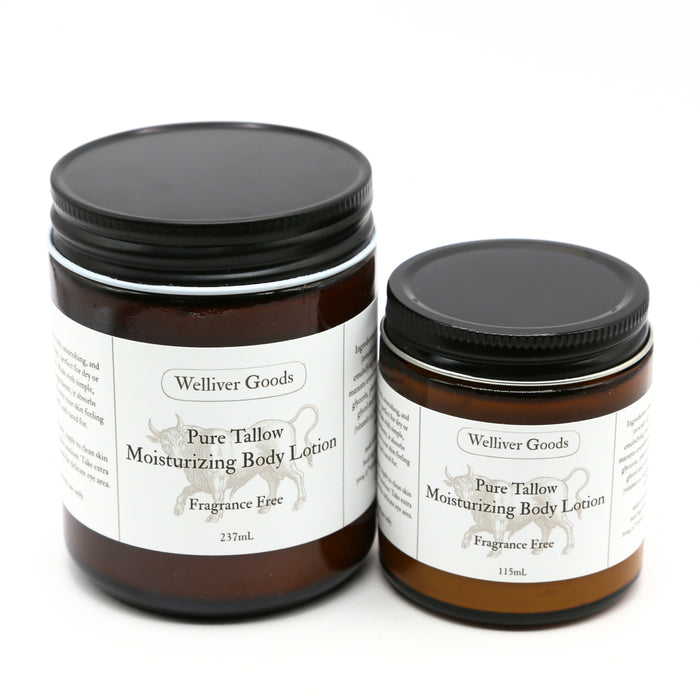 Welliver Goods Pure Tallow Body Lotion - 2 Fragrances