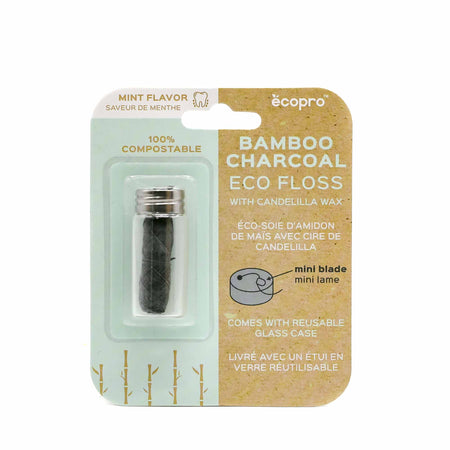 Ecopro Bamboo Charcoal Eco Floss - Mortise And Tenon