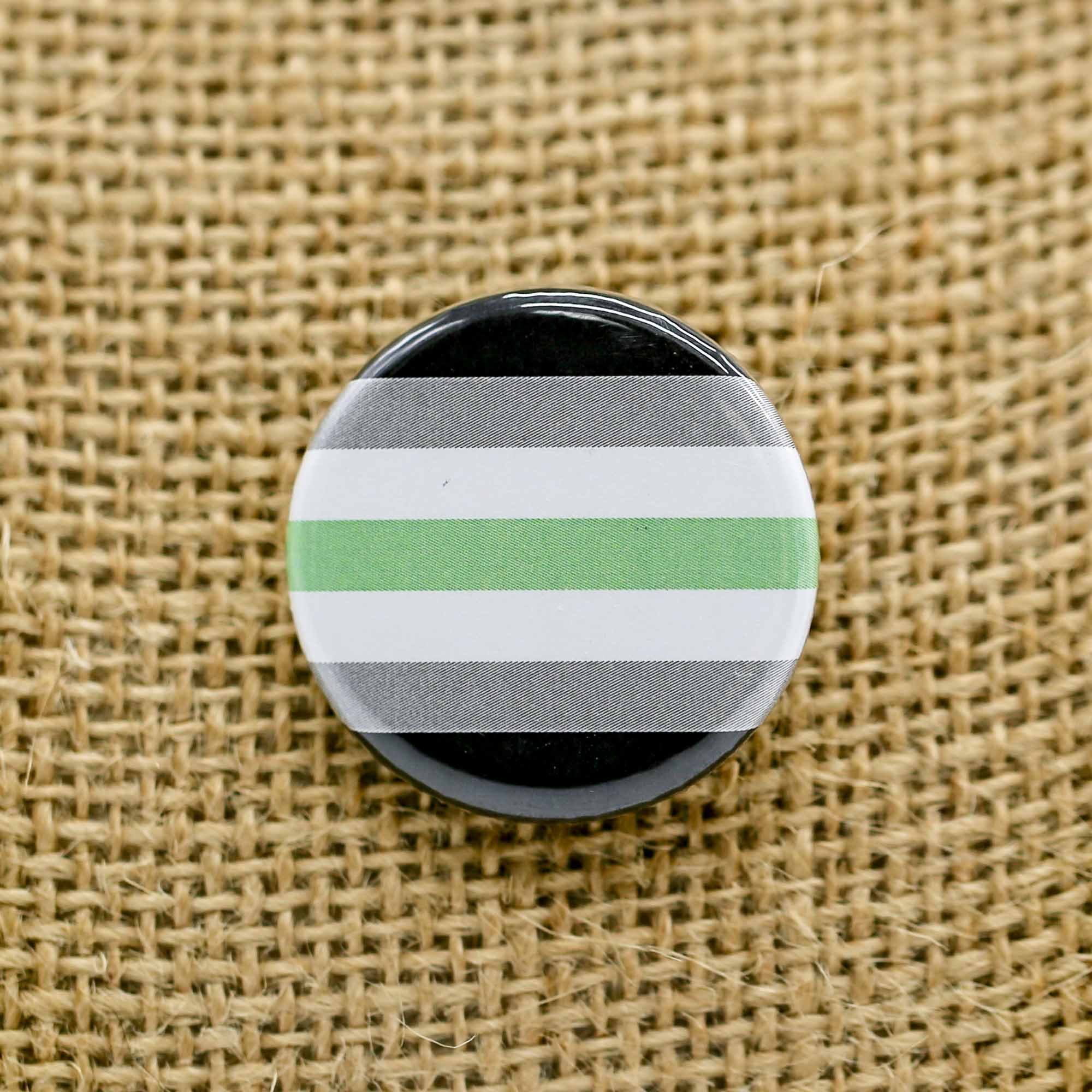 YQR Button Co. -  Agender button - Mortise And Tenon
