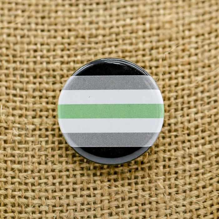 YQR Button Co. -  Agender button - Mortise And Tenon