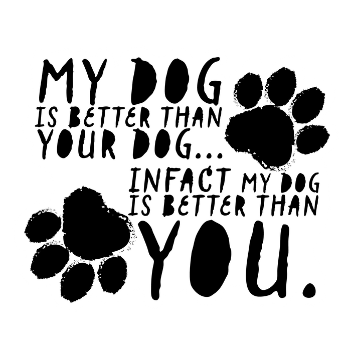 My Dog 3" Waterproof Sticker