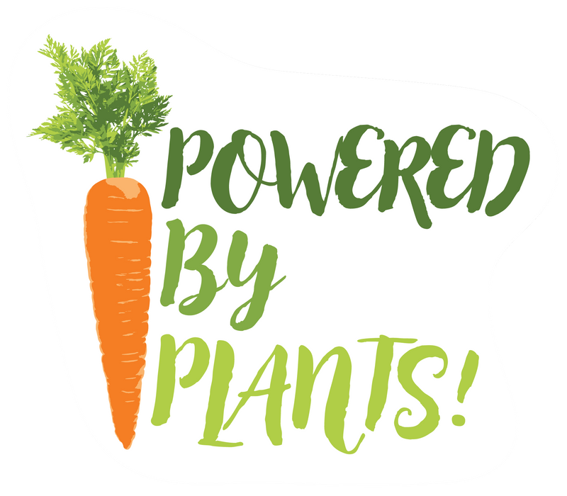 Plant Powered Sticker Waterproof Sticker 2.7”