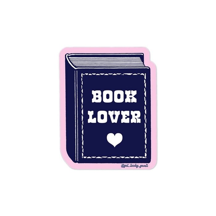 Book Lover Sticker – Matte Vinyl Sticker