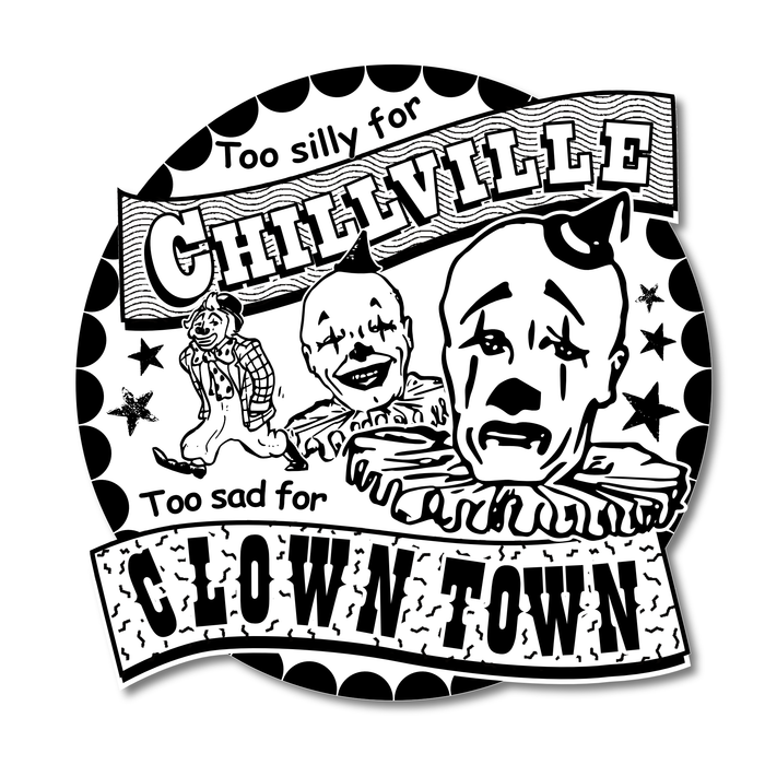 “ClownTown” Vinyl Sticker - Mortise And Tenon
