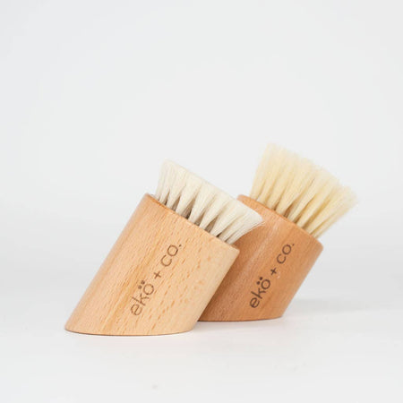 Wooden Bamboo Facial Dry Brush - Mortise And Tenon