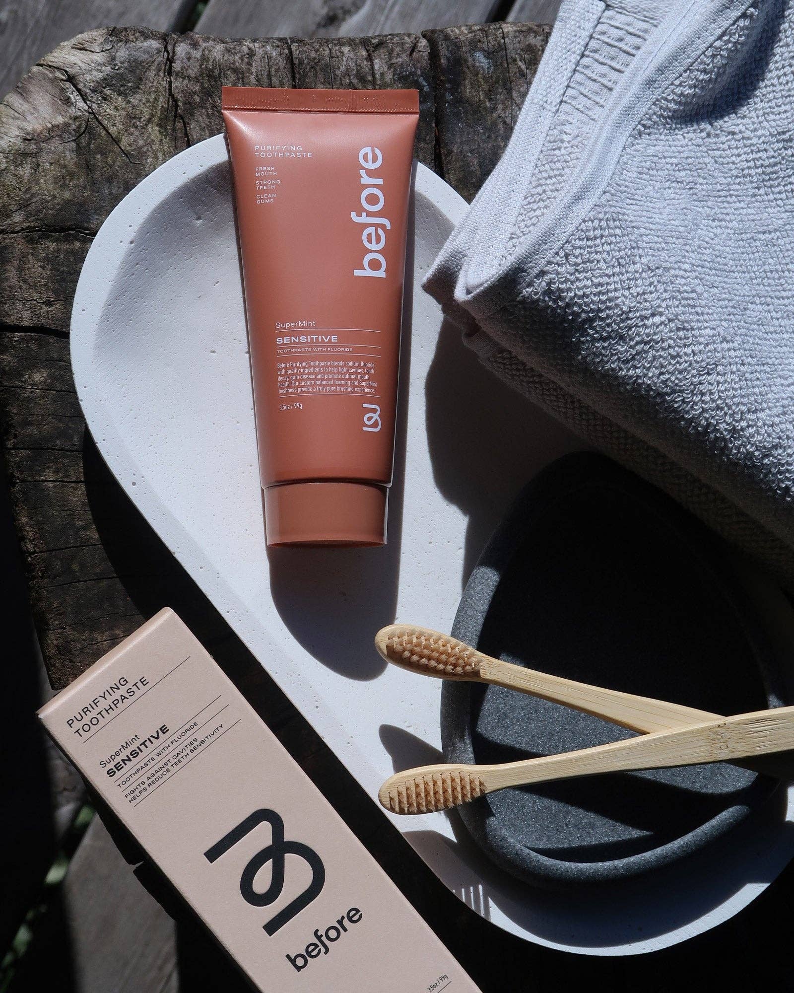 Fluoride SuperMint Sensitive Toothpaste - Mortise And Tenon