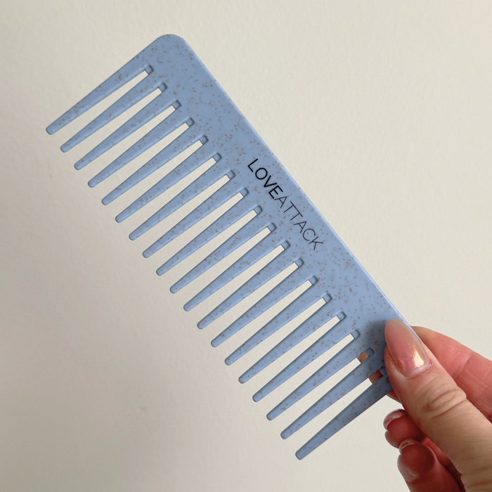 Wheat Straw Wide Tooth Wet/Dry Detangling Hair Combs - Mortise And Tenon