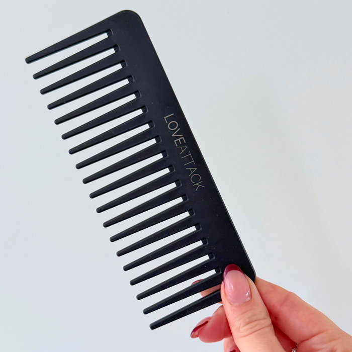 Wheat Straw Wide Tooth Wet/Dry Detangling Hair Combs - Mortise And Tenon