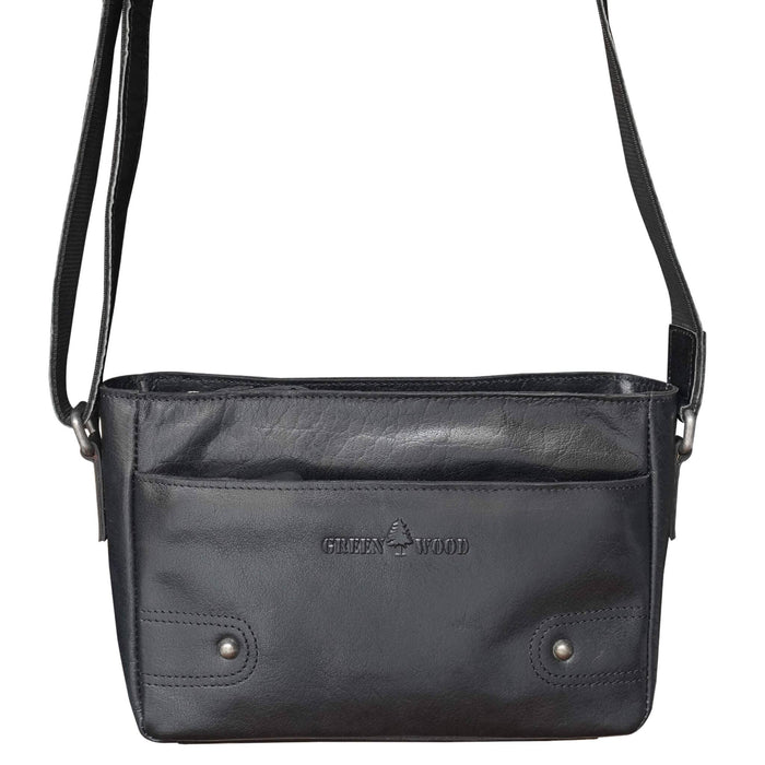 Grace Crossbody Bag Black Women's Small Leather Evening Bag