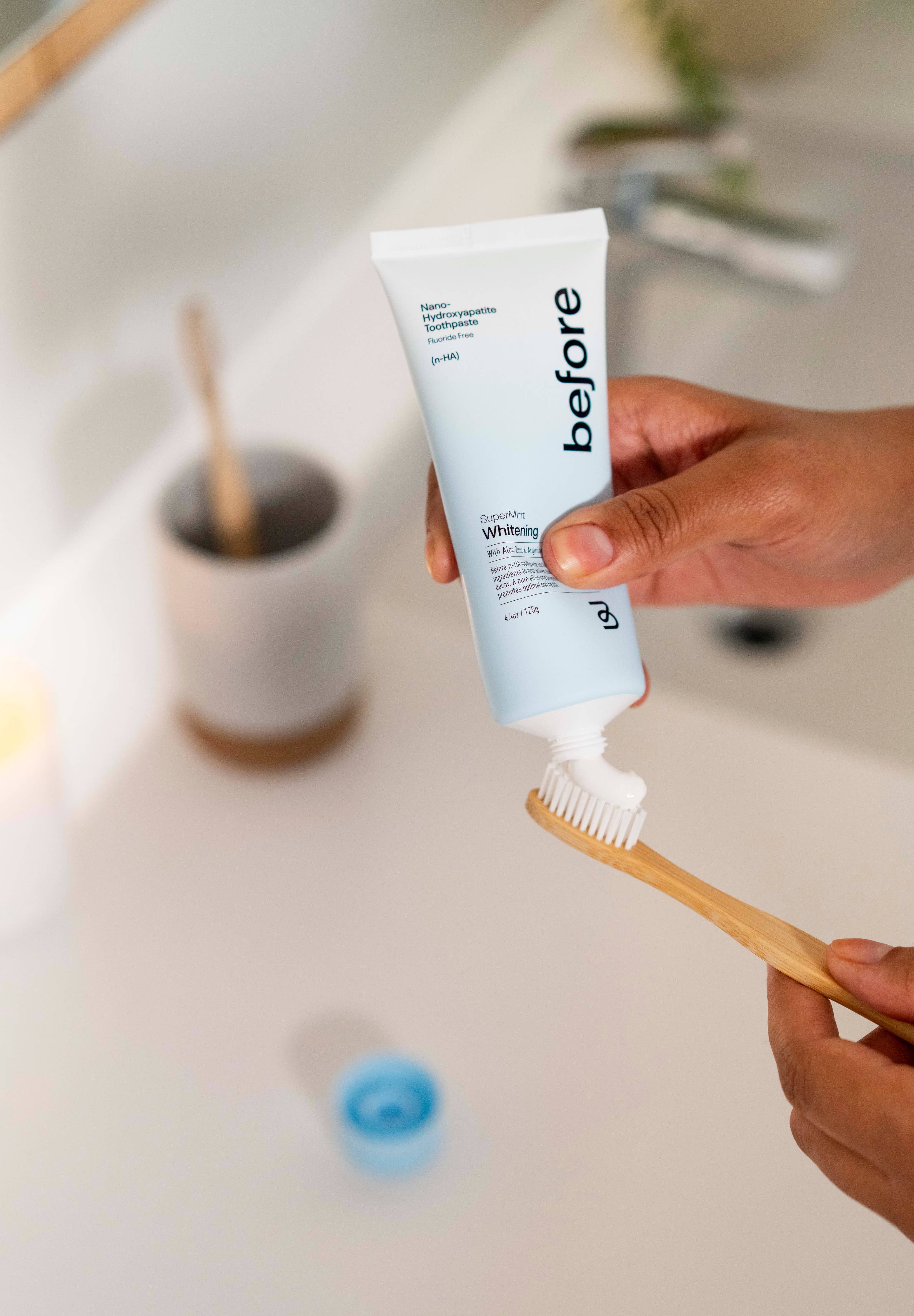 Nano-Hydroxyapatite SuperMint Whitening Toothpaste - Mortise And Tenon