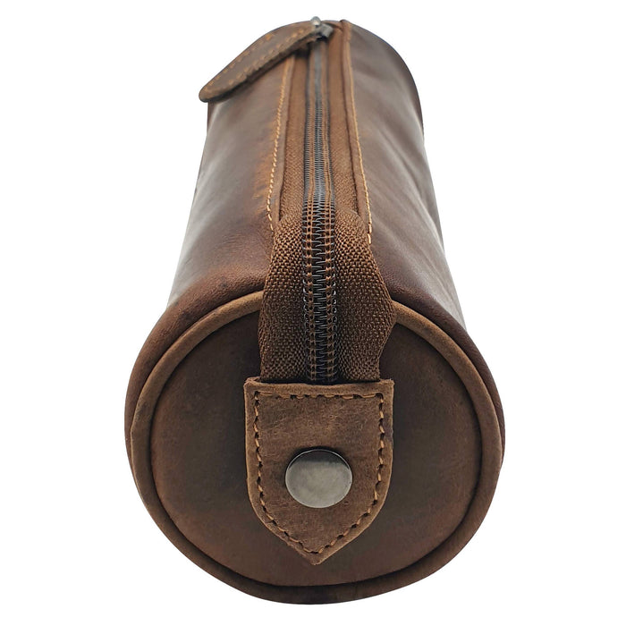 Mason Leather Pencil Case Teenager Pen Holder Adults Vintage