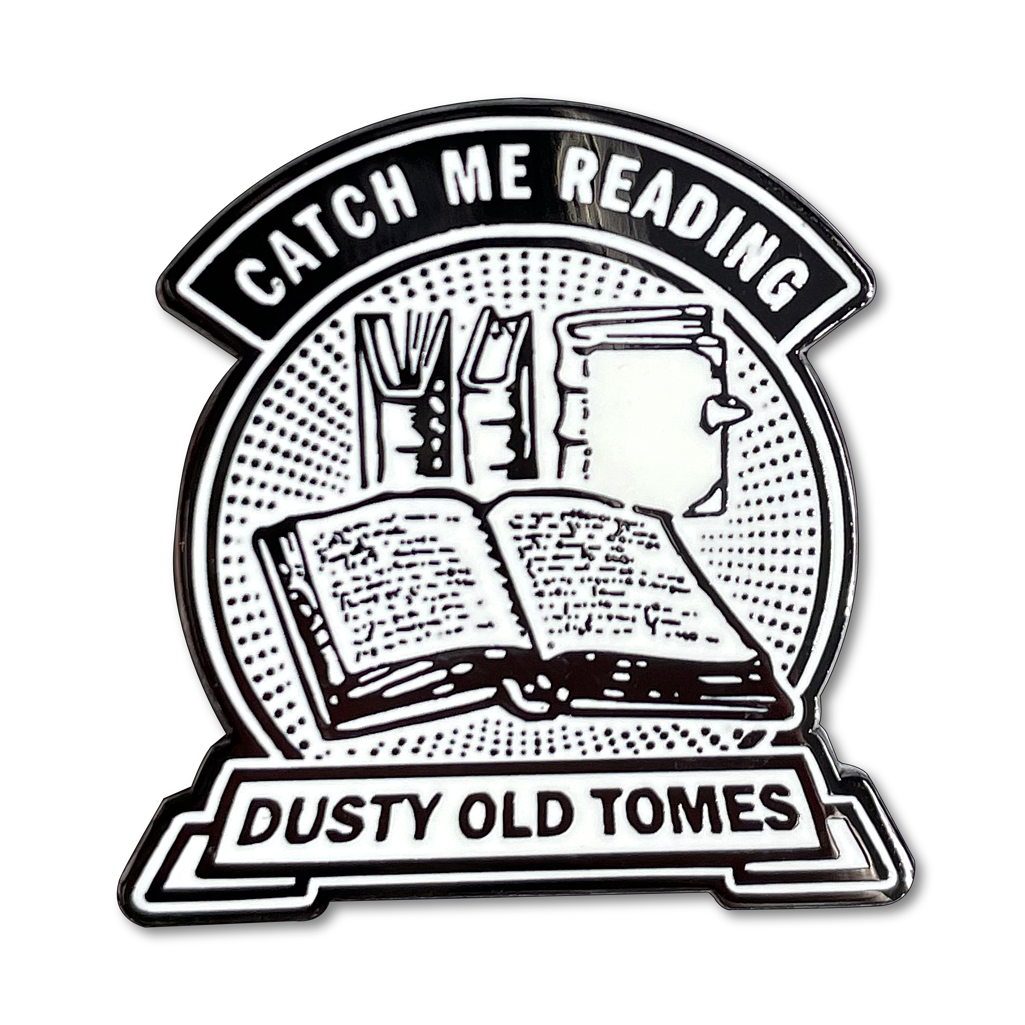 "Dusty Old Tomes" Pin - Mortise And Tenon