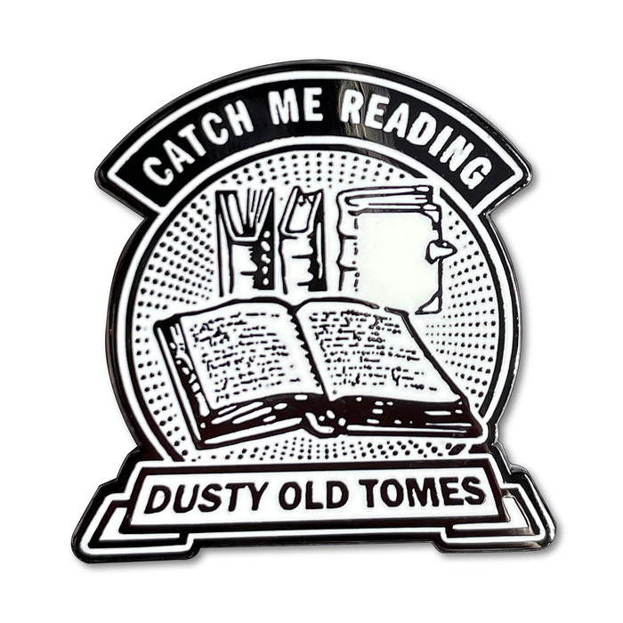 "Dusty Old Tomes" Pin - Mortise And Tenon