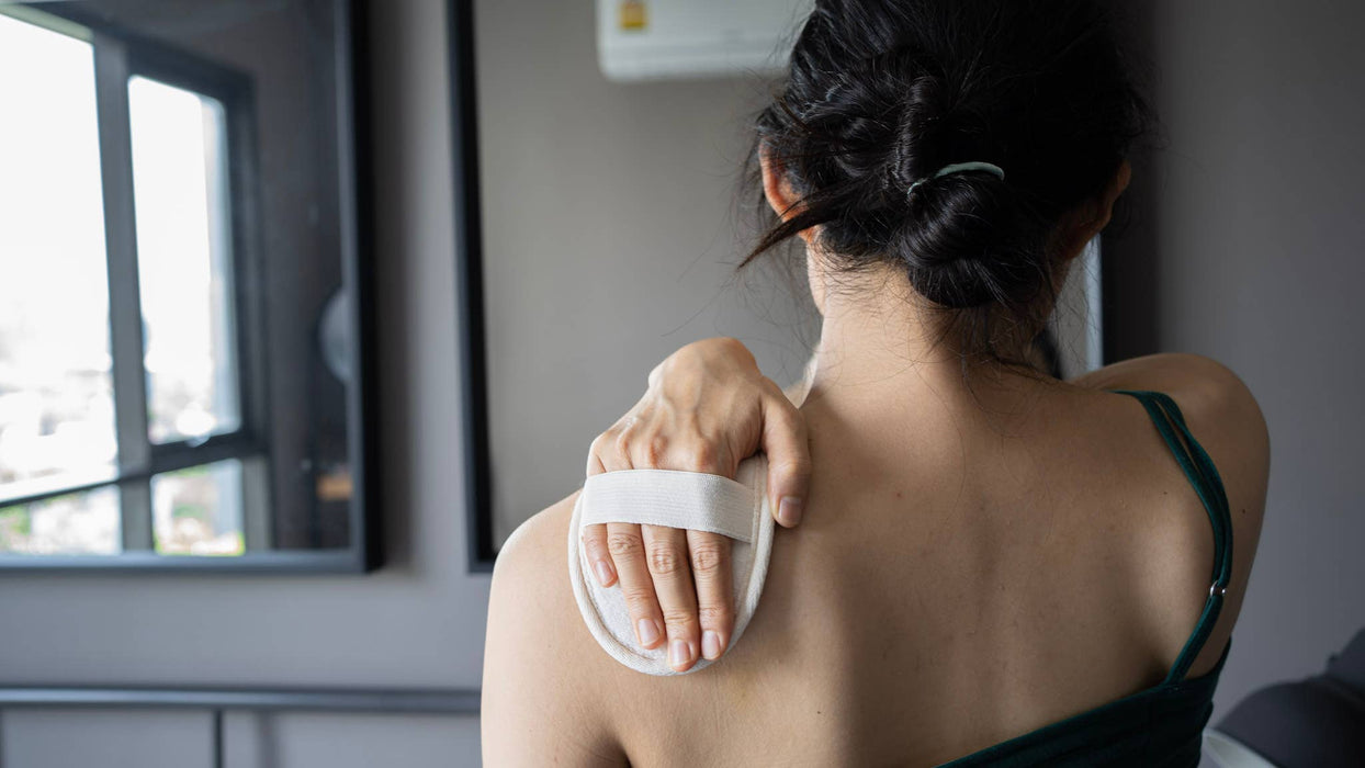 Large Loofah Shower Pad - Mortise And Tenon