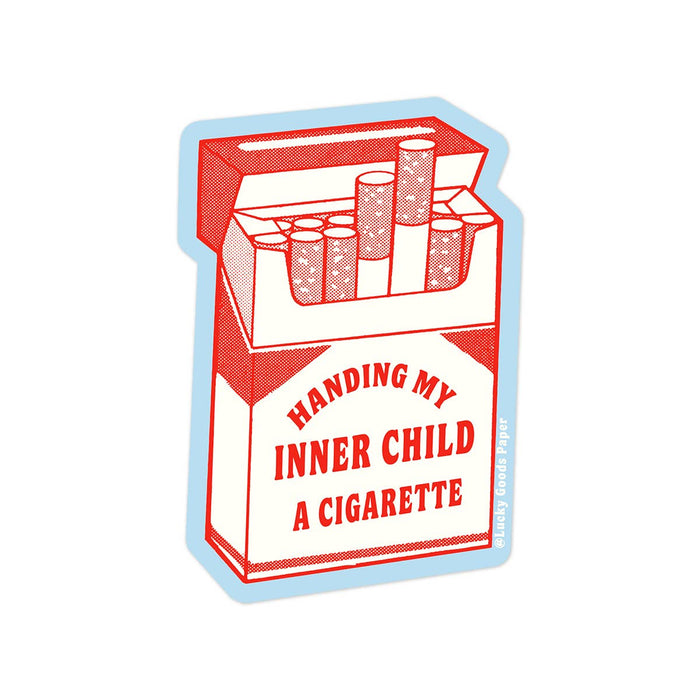 Inner Child Cig – Matte Vinyl Sticker - Mortise And Tenon