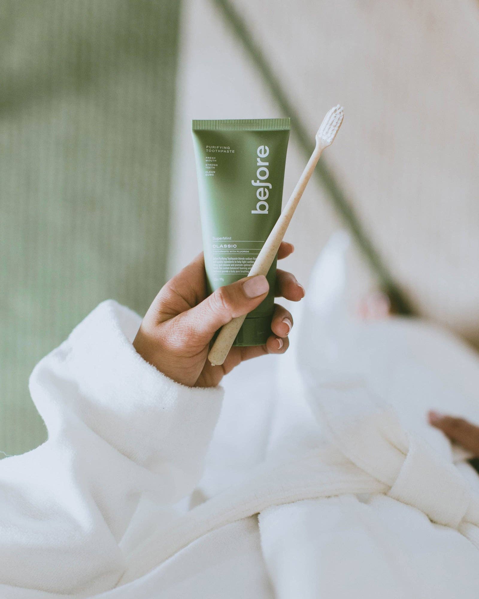 Fluoride SuperMint Classic Toothpaste - Mortise And Tenon