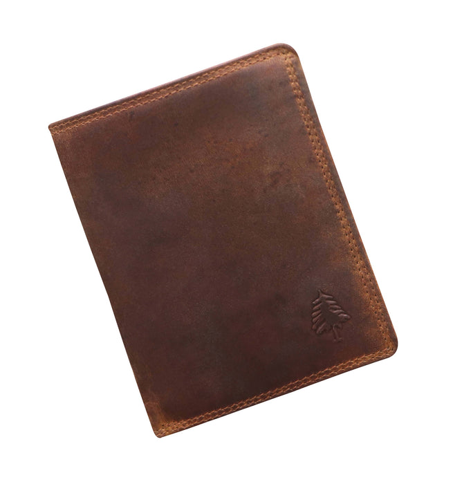 Men's Wallet RFID Protection Leather Vertical Wallet