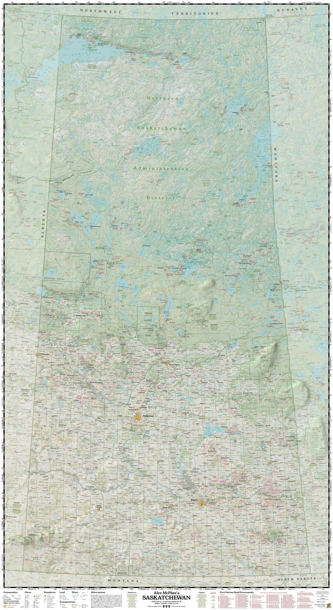 Alex McPhee's Saskatchewan Map - Mortise And Tenon