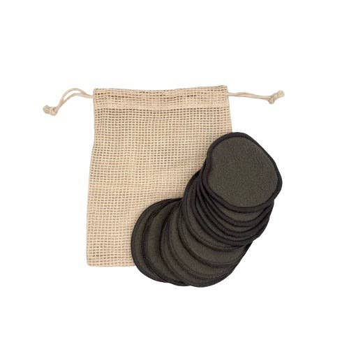 Bamboo Charcoal Cotton Facial Rounds - Mortise And Tenon