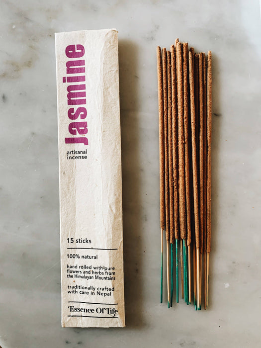 Handcrafted 100% Natural Artisanal incense, Jasmine - Mortise And Tenon