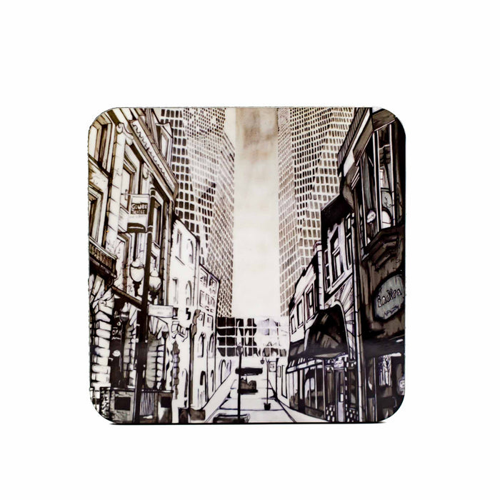 Art by Dana Around Town Series Coaster - 16 Variants - Mortise And Tenon