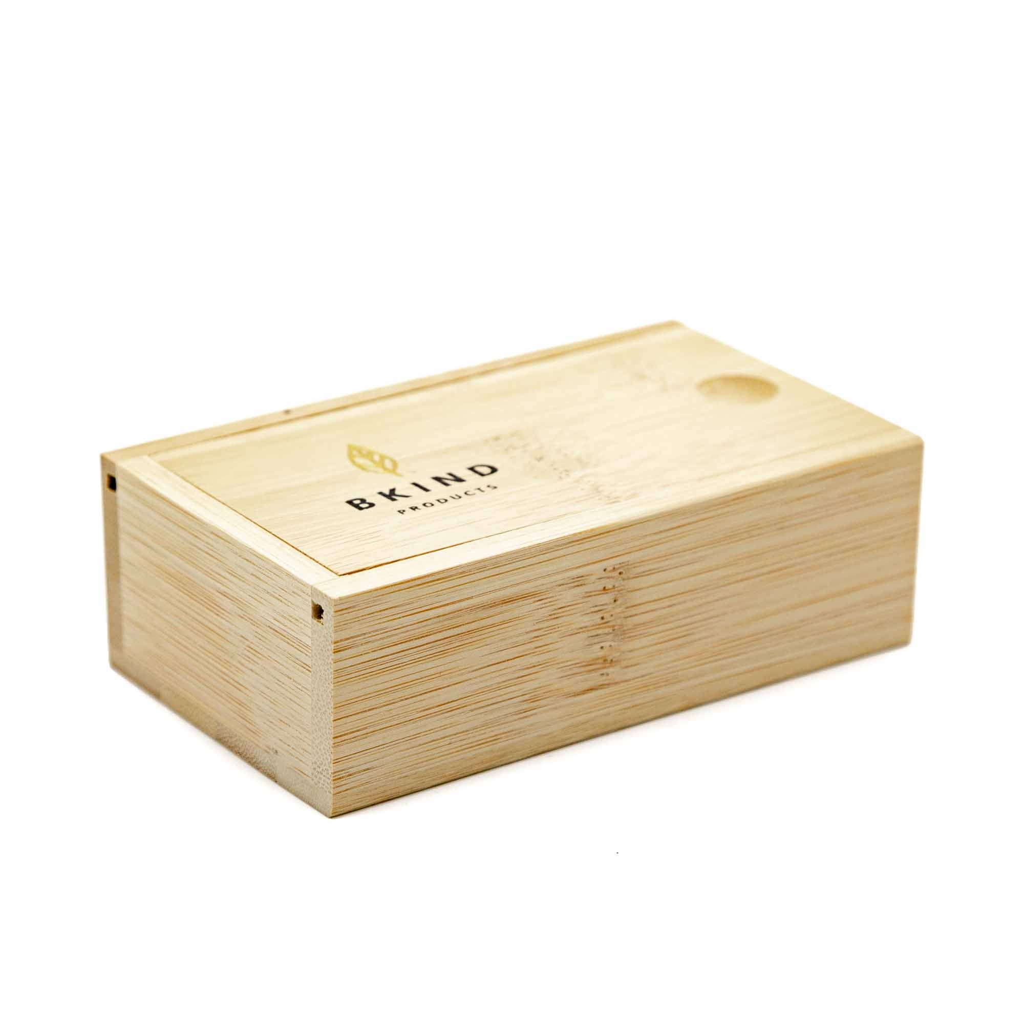 BKIND Bamboo Case for Shampoo/Conditioner - Mortise And Tenon