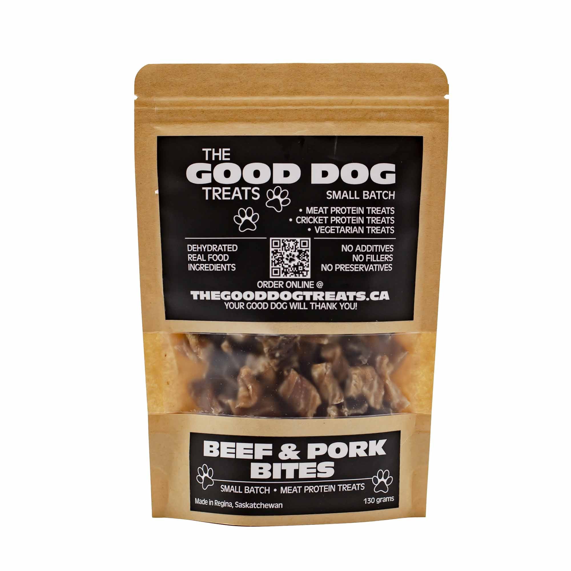 The Good Dog Treats - Beef & Pork Bites - Mortise And Tenon