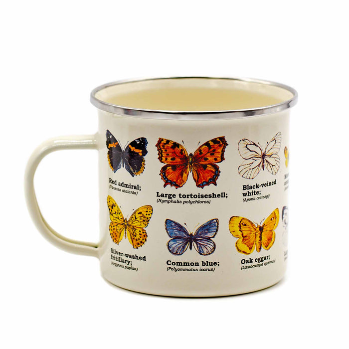 Butterfly Enamel Mug - Mortise And Tenon