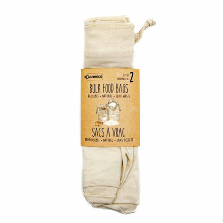 Danesco Cotton Bulk Food Bags - 2 Pack - Mortise And Tenon