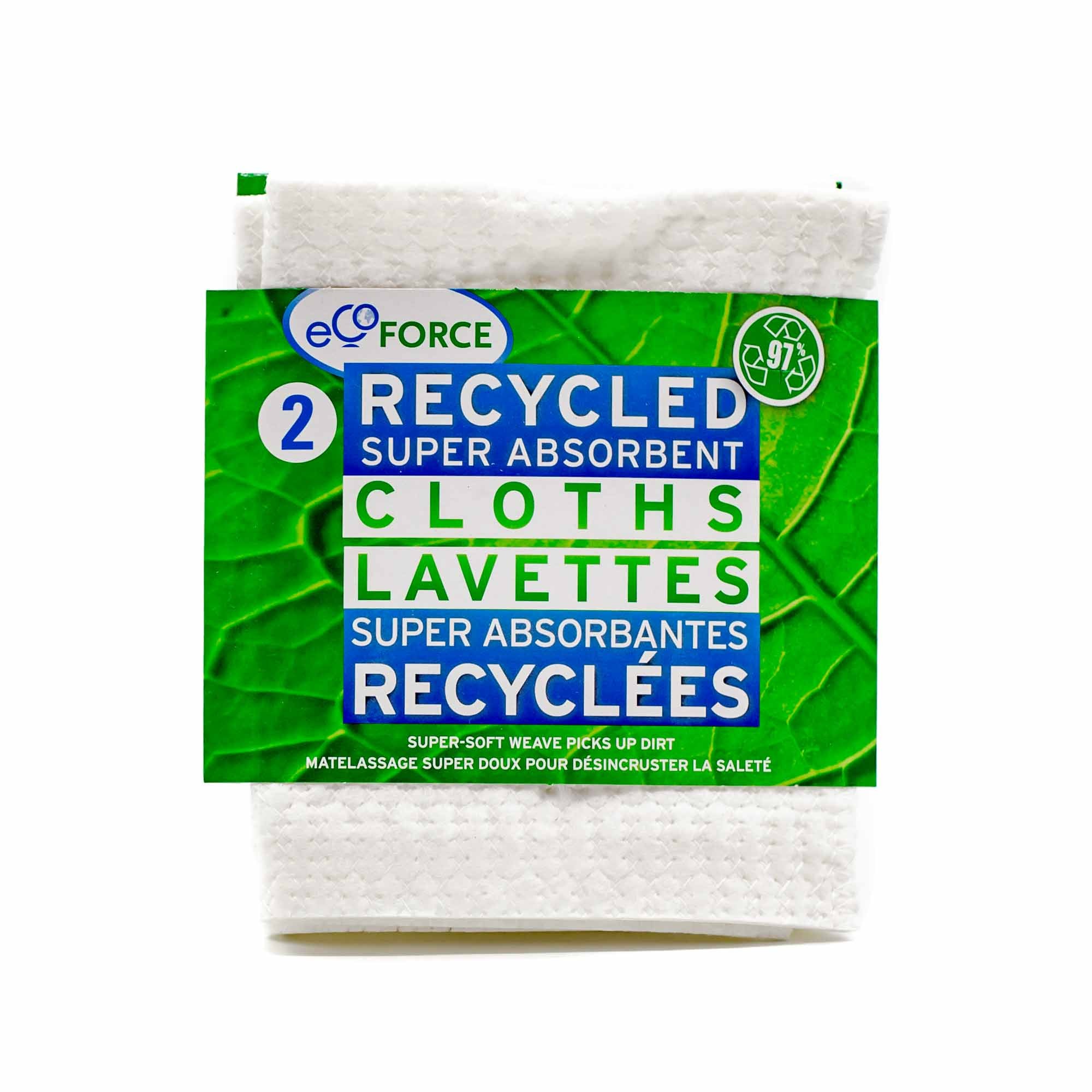 Eco Force Recycled Cloths 2-Pack - Mortise And Tenon