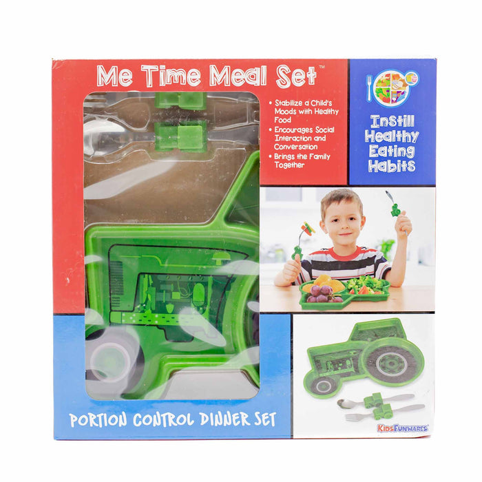 Funwares - Me Time Tractor Meal Set - Mortise And Tenon