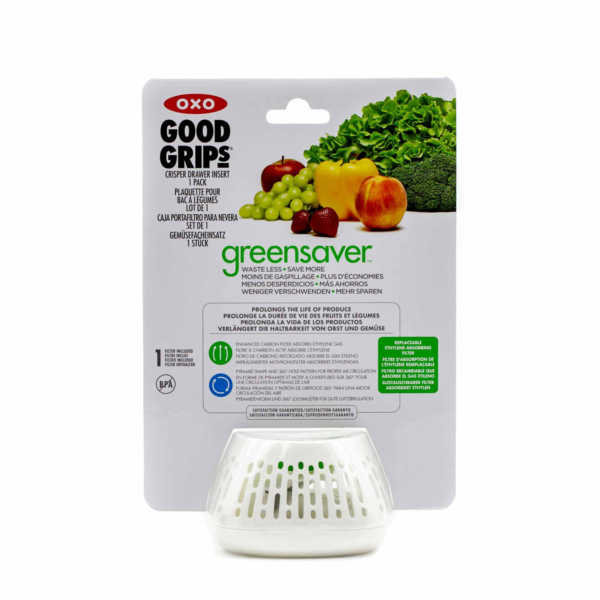 OXO Good Grips GreenSaver Carbon Filter Refills 4 Pack