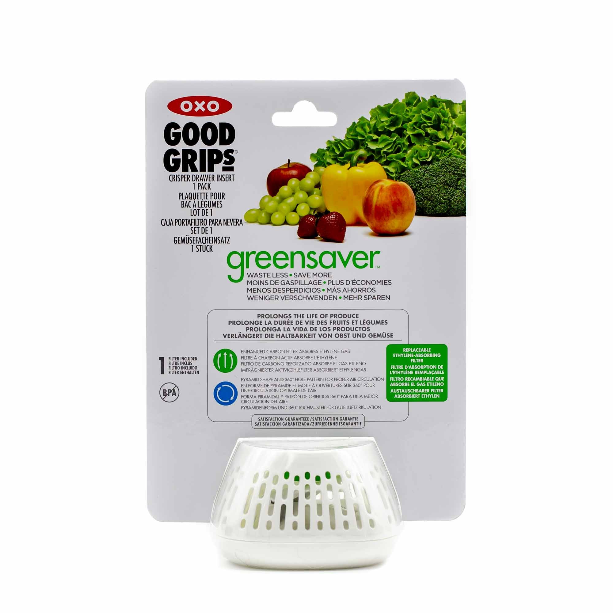 OXO Good Grips GreenSaver Crisper Insert Refills - 4 pack