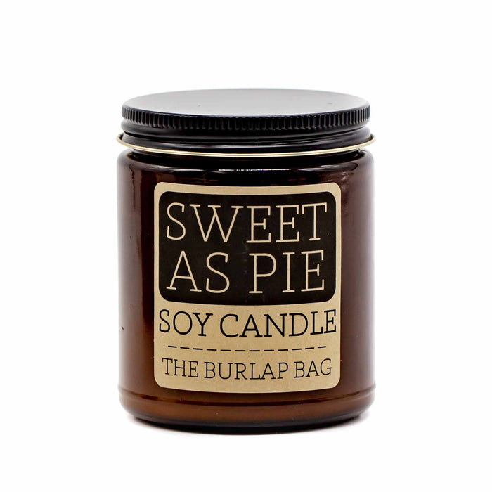 Burlap Bag Soy Wax Candle 9oz - Mortise And Tenon