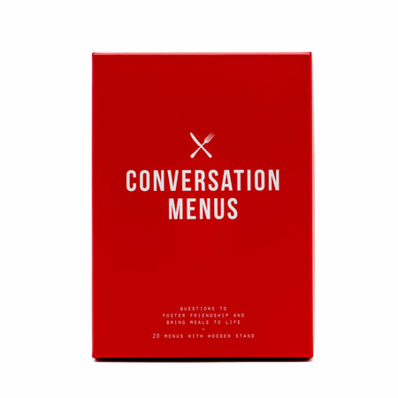 Conversation Menus Card Set - Mortise And Tenon