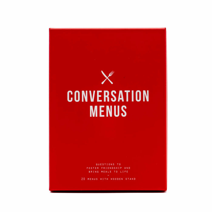 Conversation Menus Card Set - Mortise And Tenon