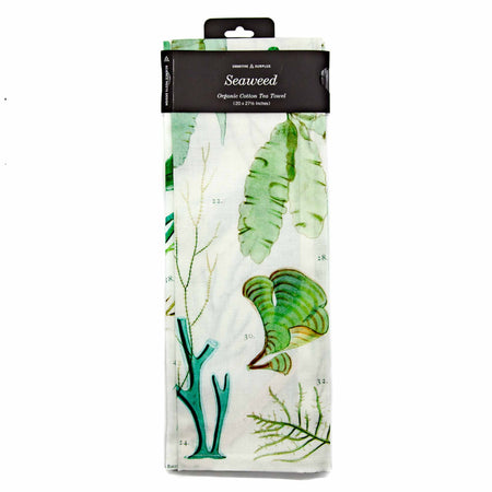 Seaweed Printed Tea Towel - Mortise And Tenon