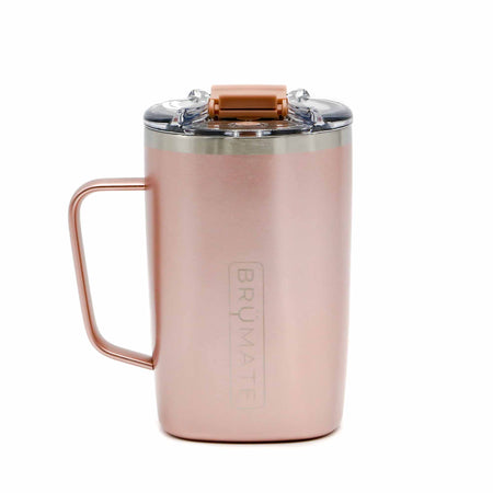 BruMate 16 oz Toddy BPA Free Vacuum Insulated Mug Gold Leopard Hot