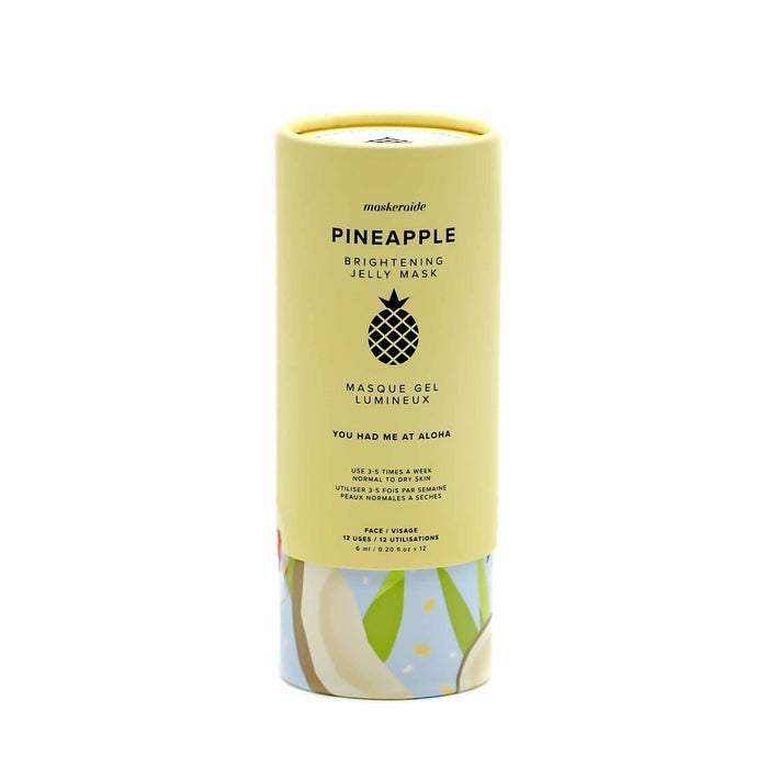 Maskeraide - Pineapple Brightening Jelly Mask - Mortise And Tenon