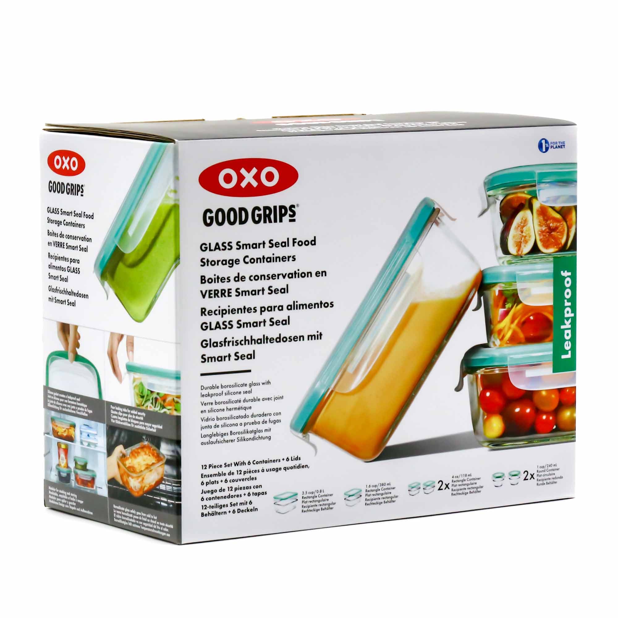OXO Smart Seal Glass Container Set – The Kitchen