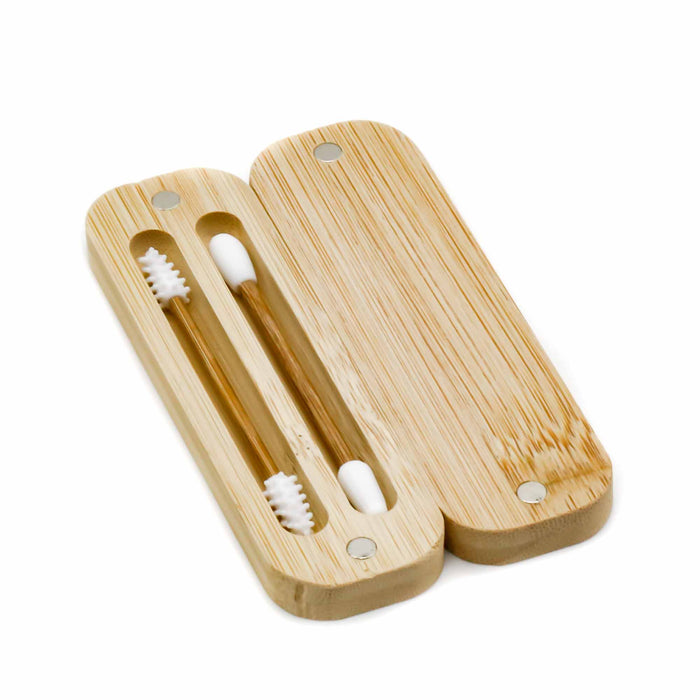 Reusable Silicone and Bamboo Swabs, Set of 2 - Mortise And Tenon
