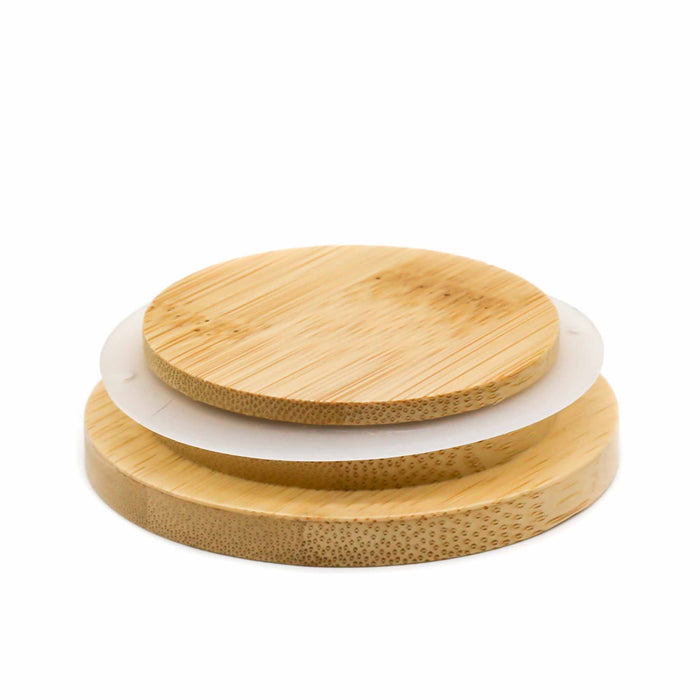 Bamboo Storage Stopper Lids for Mason Jars - Mortise And Tenon