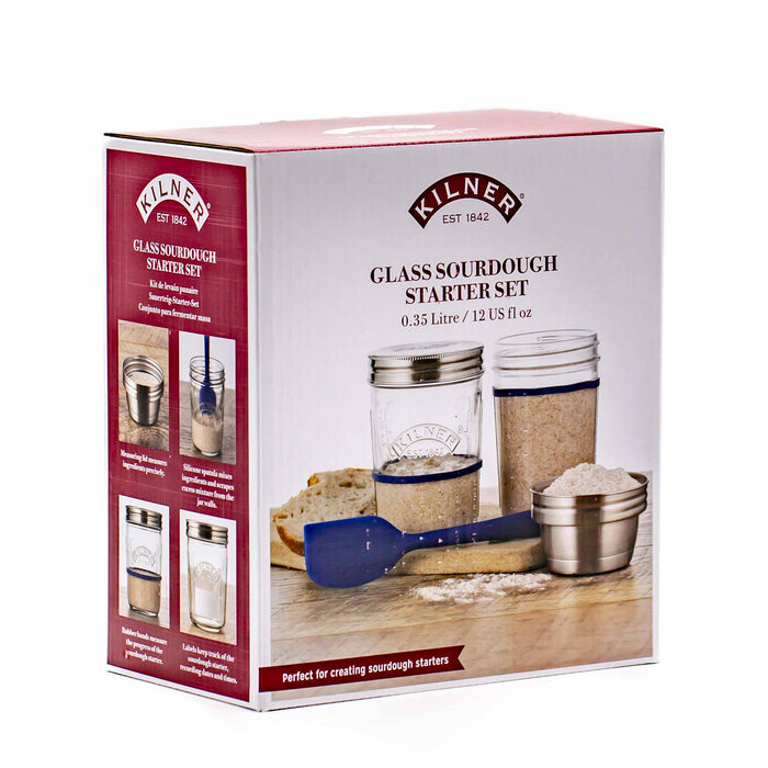 Kilner Glass Sourdough Starter Set - Mortise And Tenon