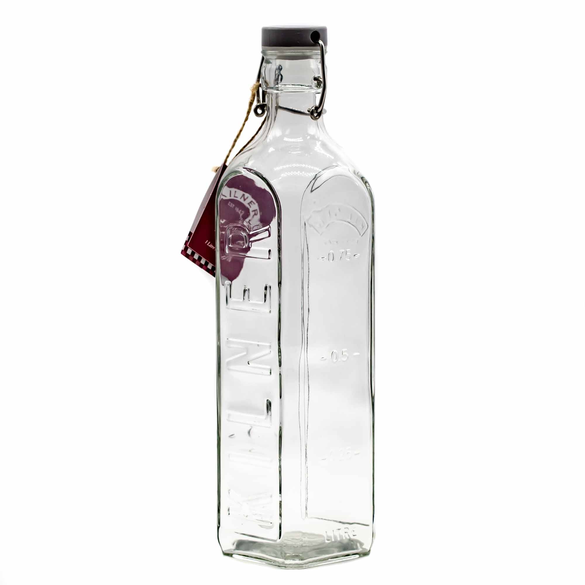 Kilner Square Clip Top Bottle 1L - Mortise And Tenon