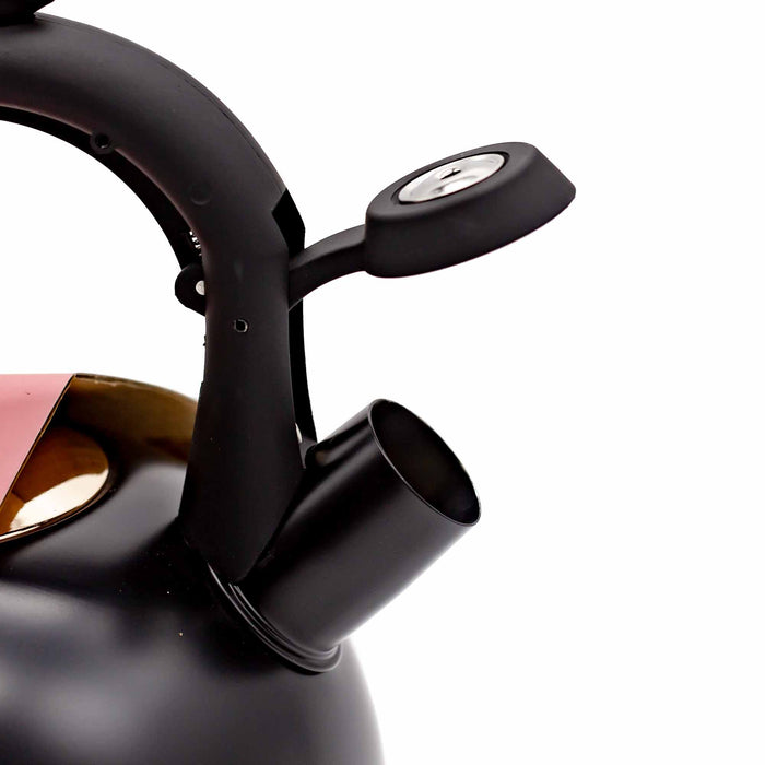 OTTO Whistling Kettle in Black - Mortise And Tenon