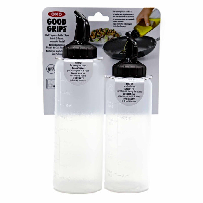 OXO Good Grips Chef Squeeze Bottle 2-Pack - Mortise And Tenon