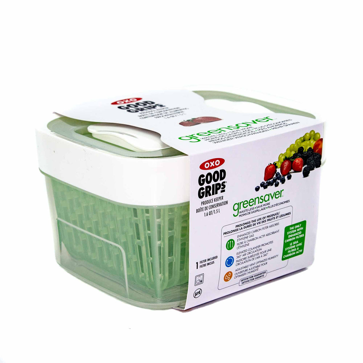 OXO 1.6 Quart GreenSaver Produce Keeper