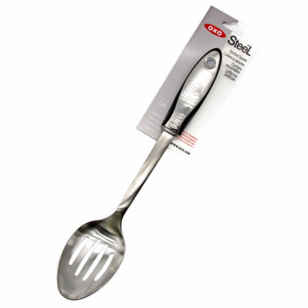 OXO Good Grips Stainless Steel Slotted Spoon 14" - Mortise And Tenon