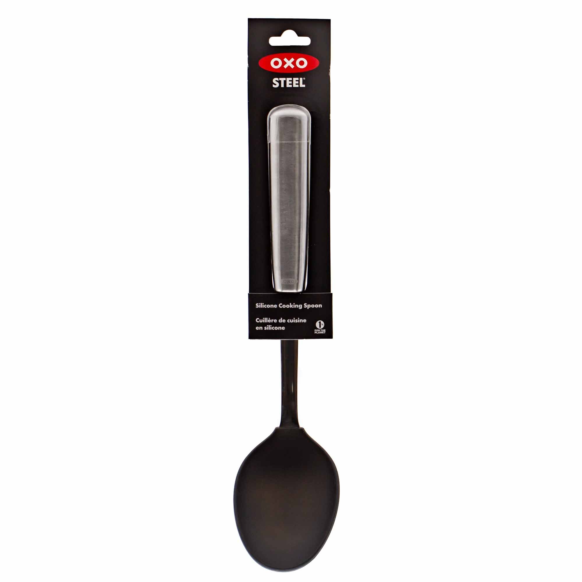 Oxo SteeL Silicone Spoon - Mortise And Tenon