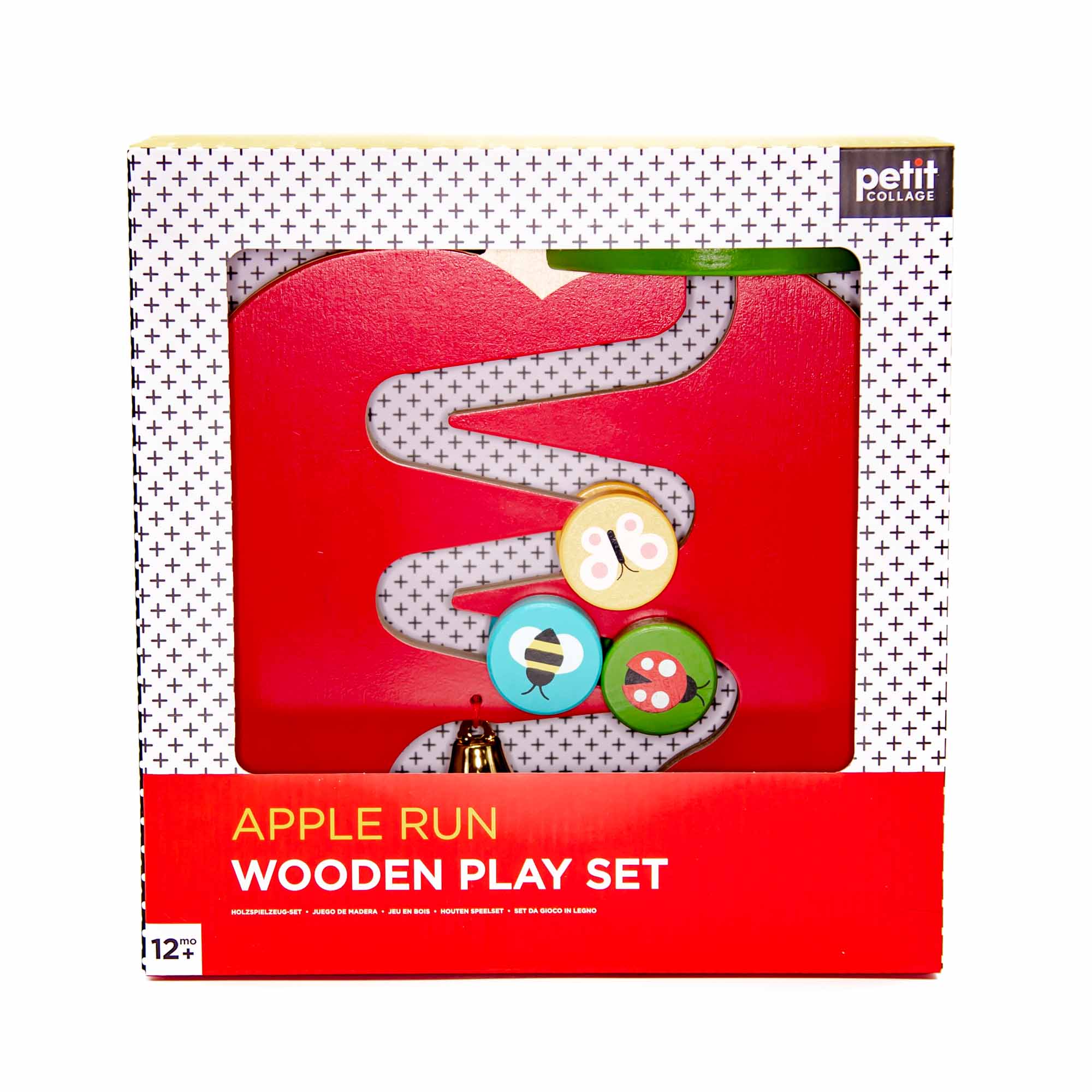 Petit Collage Wooden Apple Run Playset - Mortise And Tenon